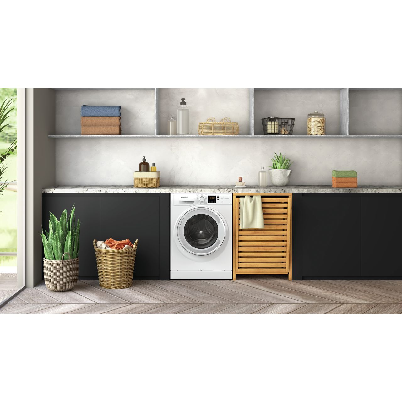 Hotpoint NSWM 7469 W UK 7kg Washing Machine with 1400 rpm - White - A Rated