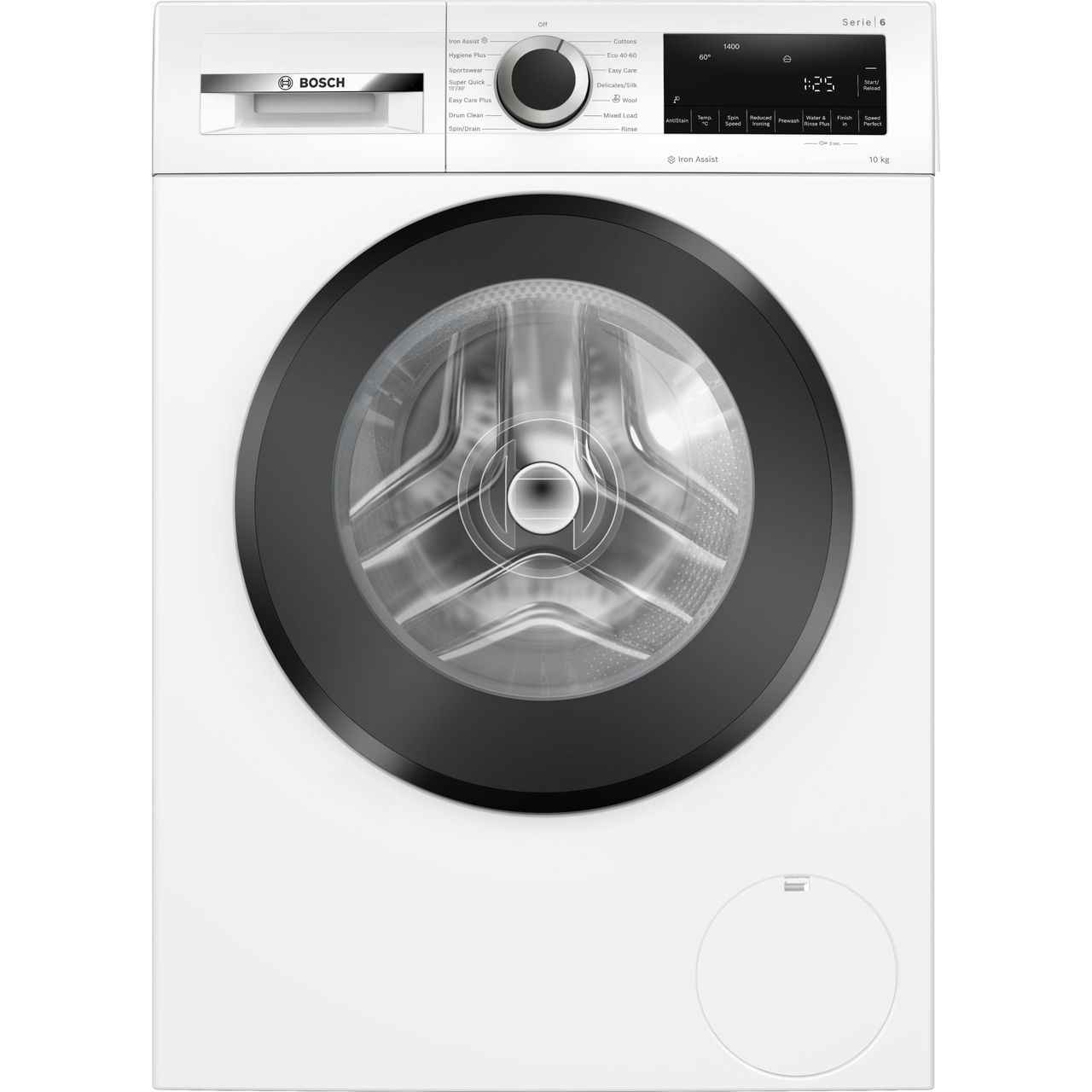 Bosch Series 6 WGG254Z1GB 10kg Washing Machine with 1400 rpm - White - A Rated