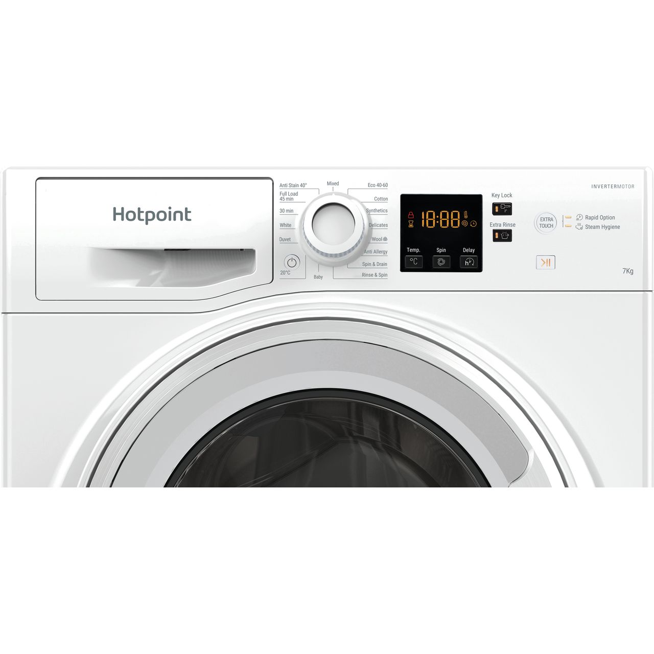 Hotpoint NSWM 7469 W UK 7kg Washing Machine with 1400 rpm - White - A Rated