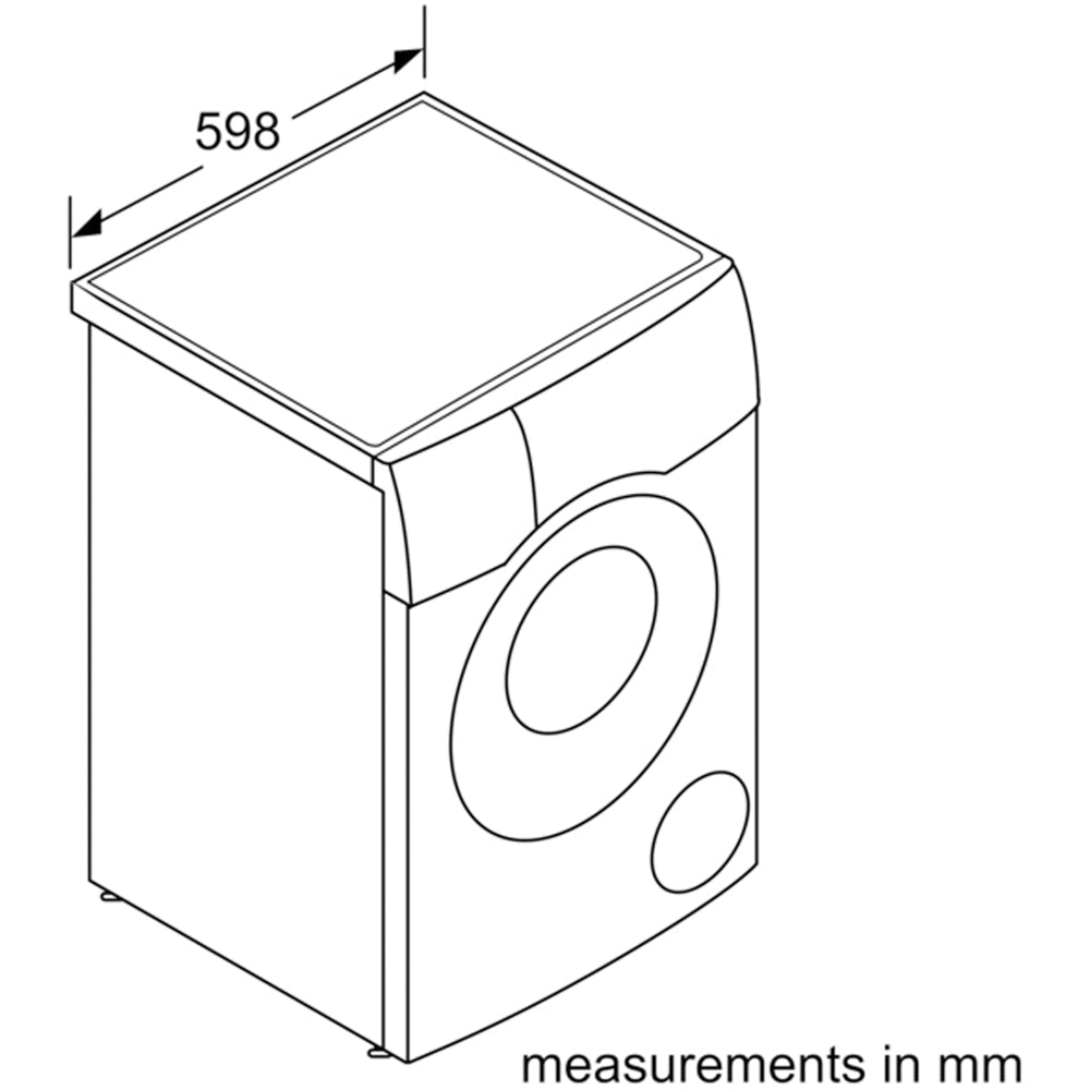 Bosch WNC254ARGB Series 8 10.5+6kg Washer Dryer with 1400 Spin Graphite - D Rated