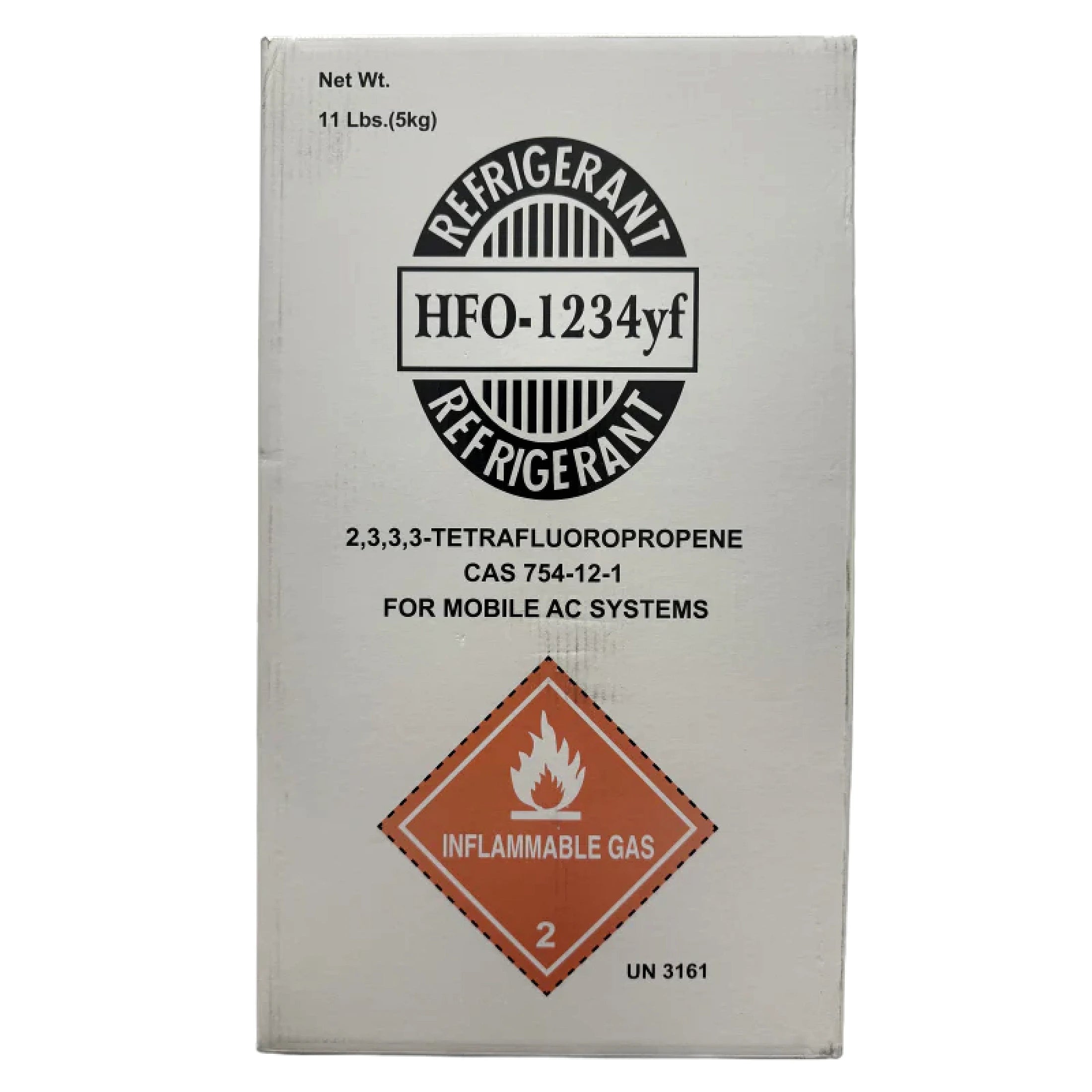 11 LB R1234yf Low-GWP Automotive AC Refrigerant
