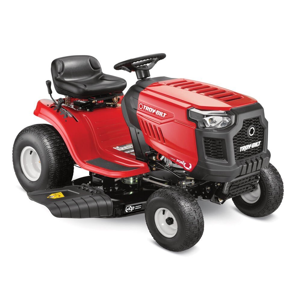 Pony® 42 Riding Lawn Mower twin-blade deck and a 500cc