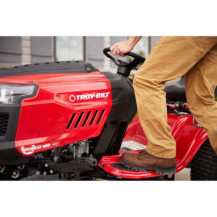 Troy-Bilt Bronco 46″ Gas Riding Lawn Mower with 547cc Engine and AutoDrive Transmission 4.1 stars out of 151 reviews (4.1) |