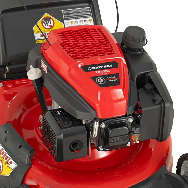 Troy-Bilt 21″ 163cc Gas Powered Walk-Behind Push Lown Mower