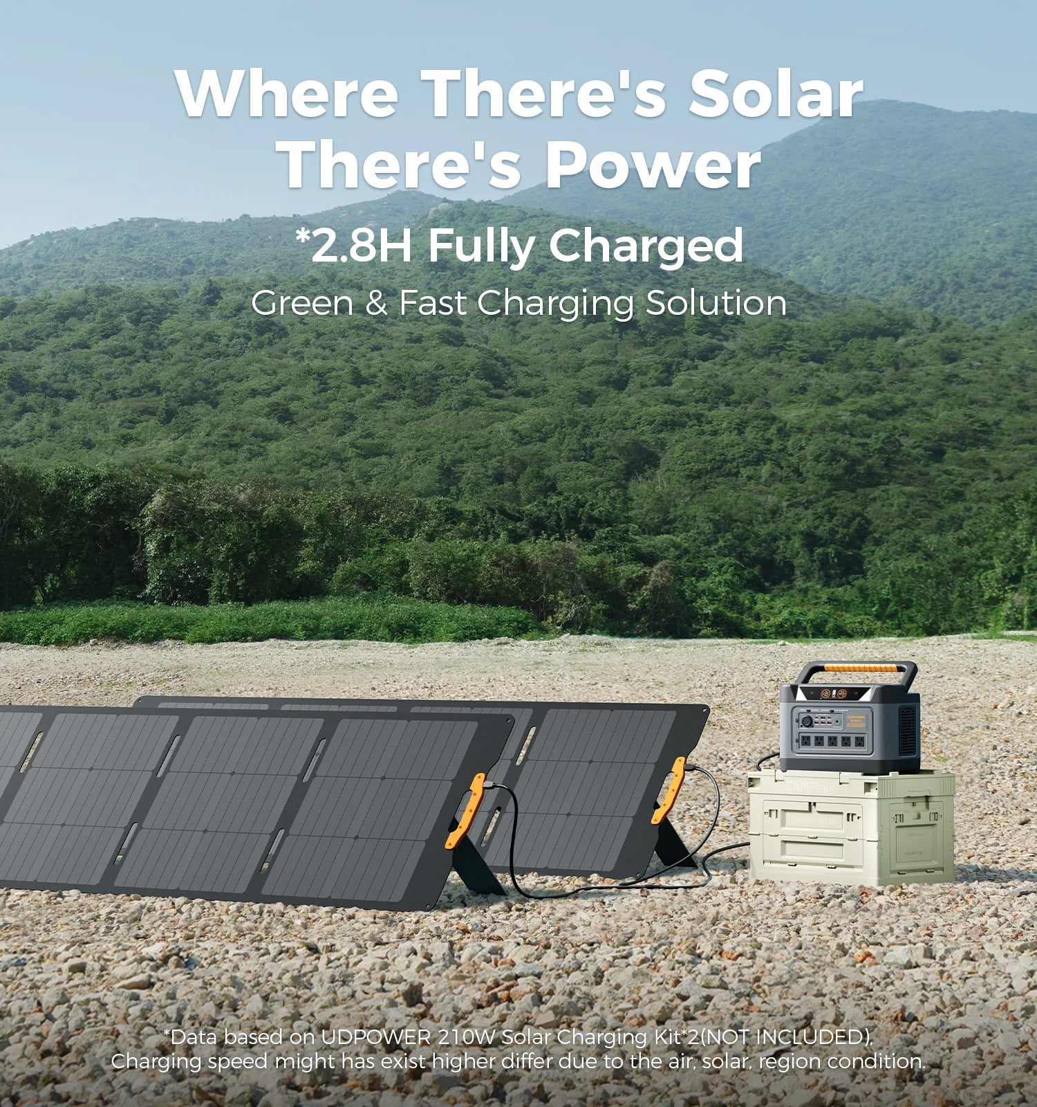 UDPOWER S1200 Portable Power Station – 1190Wh | 1800W Surge