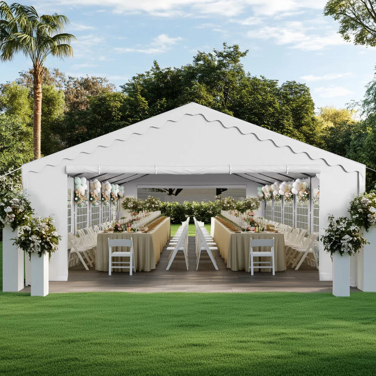 Heavy Duty Party Tent Wedding Event Shelter with Removable Sidewalls 20FT x 40FT