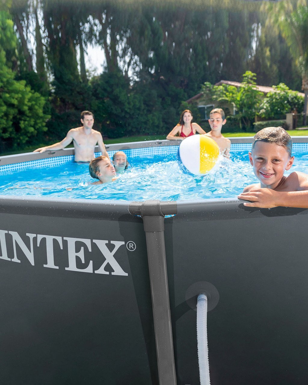 Ultra XTR® Frame Above Ground Pool with Sand Filter Pump – 18′ x 52″