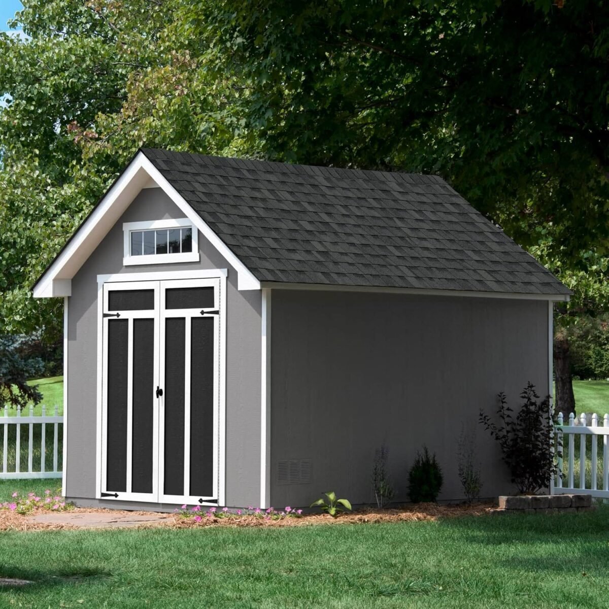 Tribeca 10 ft. W x 12 ft. D Wood Storage Shed With Floor