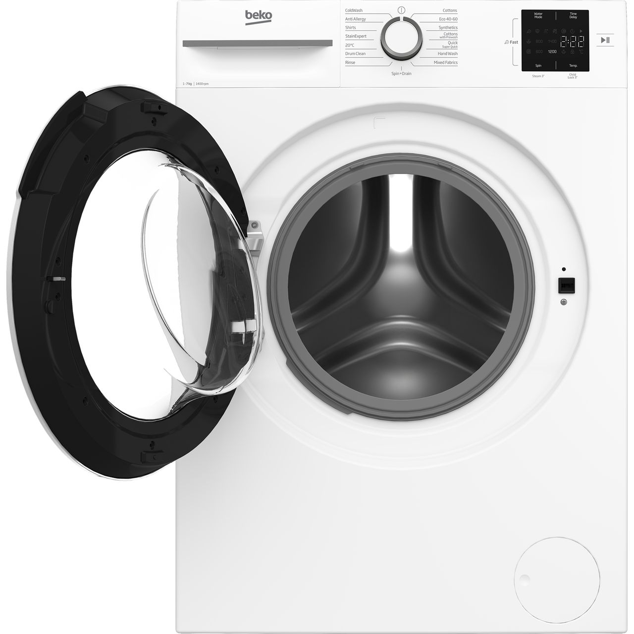 Beko b300 BM3WT3741W 7kg Washing Machine with 1400 rpm - White - B Rated