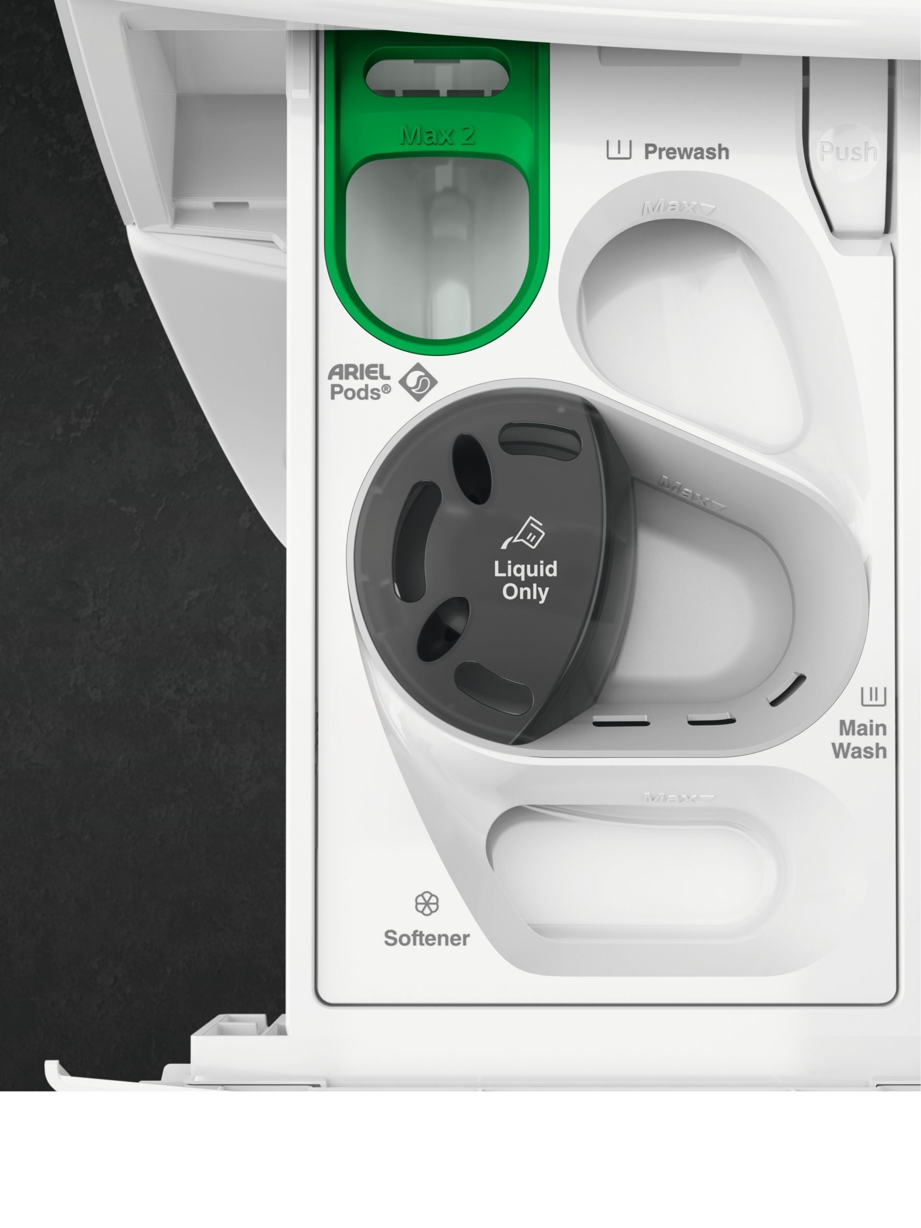 AEG 8000 LWR8516O5UD Freestanding Washer Dryer, 10Kg/6kg Load, 1600rpm Spin, White