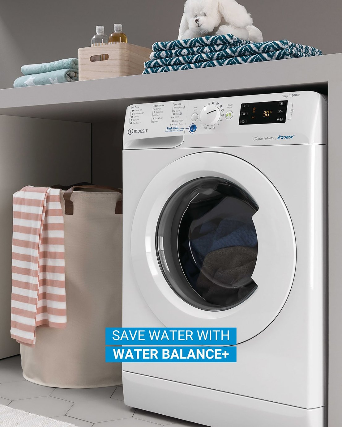 Indesit MTWC71252WUK 7KG 1200 Spin Washing Machine - White
