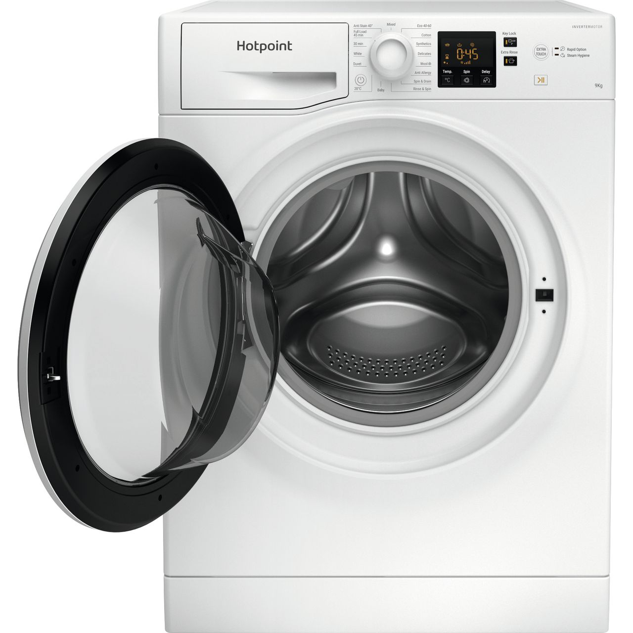 Hotpoint NSWA 946 WW UK 9kg Washing Machine with 1400 rpm - White - A Rated