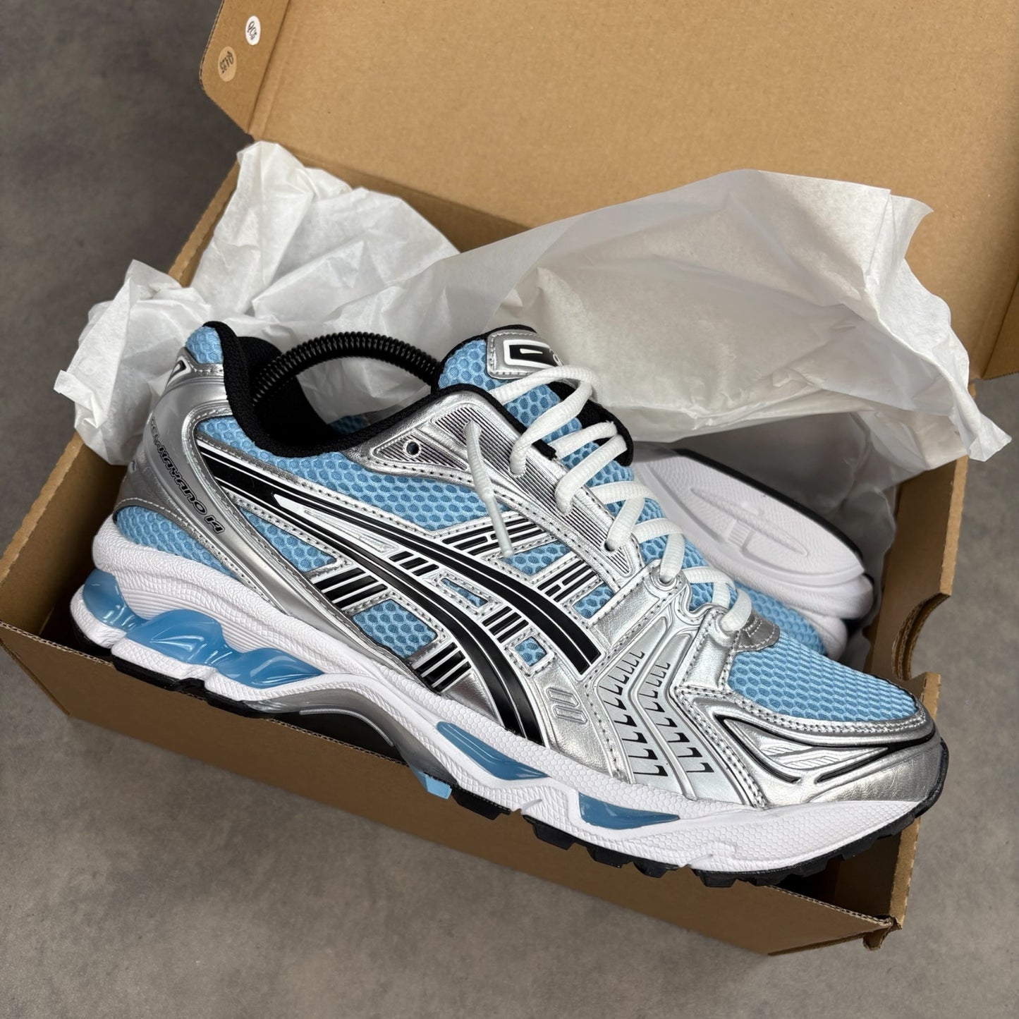 Kayano 14 Pure Silver Gel Arctic Sky Pure Silver