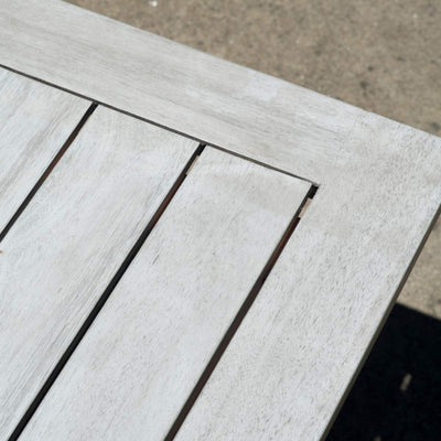 Gardenesque Patio Garden Furniture Set - Light Grey Wooden Garden Set - Repton Lounge - Outdoor Table & Chairs - Durable and Comfortable Design - With Cushions - Flat Pack Design - 4 Seater