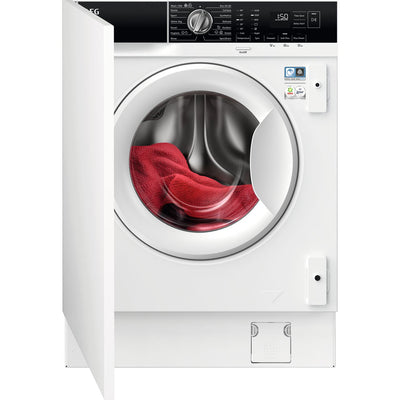 AEG ProSteam® Technology LF7E7431BI Integrated 7kg Washing Machine with 1400 rpm - White - B Rated