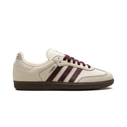 Samba White Wonder Maroon