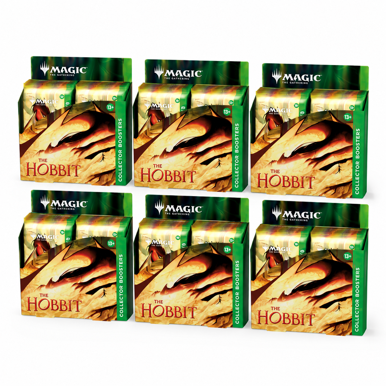 Magic: The Gathering The Hobbit – Collector Booster Box Sealed Case (6 Boxes) (Presale)