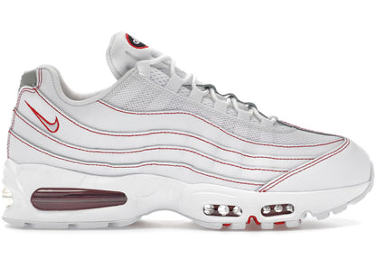 Air Max 95 White OG University Red