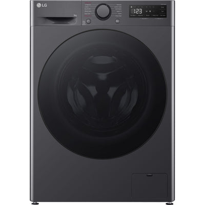 LG Counter-Depth MAX™ F2A509GBLN1 9kg Washing Machine with 1200 rpm - Slate Grey - A Rated