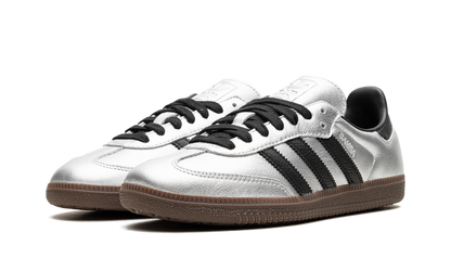 Samba Black Silver Metallic Gum
