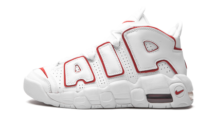 White Air More Uptempo Varsity Red Outline