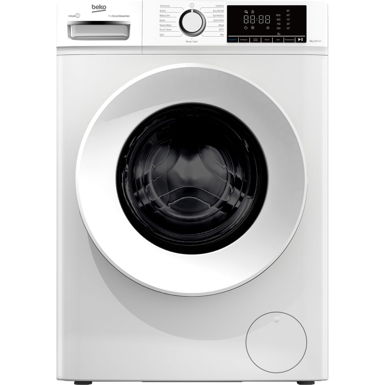 Beko BW1O3721W 7kg Washing Machine with 1200 rpm - White - A Rated