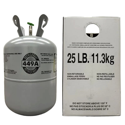 25 lb R449A HFO Blend Refrigerant Gas Cylinder