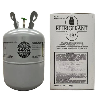 25 lb R449A HFO Blend Refrigerant Gas Cylinder