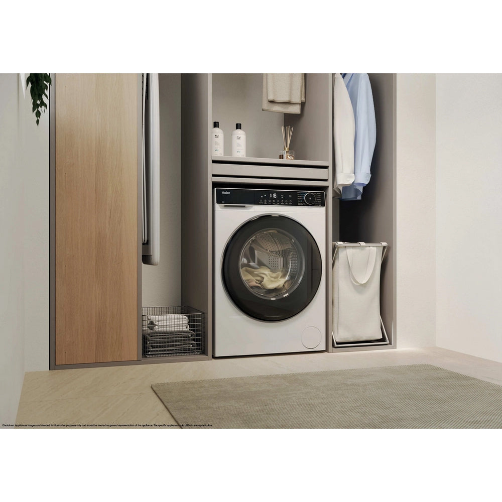 Haier HW90-BP14357TU1 9kg 1400 Spin Front Load Washing Machine White - A Rated