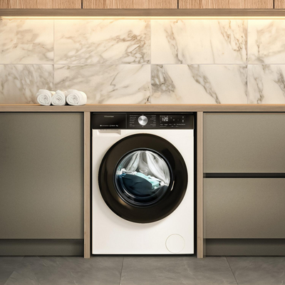 Hisense 3S Series WF3S9043BW3 9kg 1400 Spin WiFi-enabled Freestanding Washing Machine White