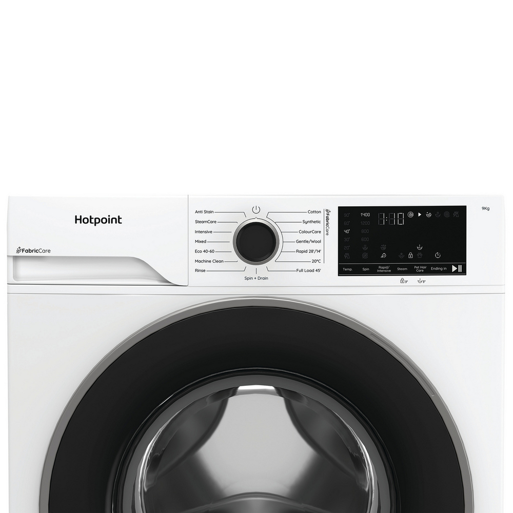 Hotpoint HBWH 93 CARE UK 9kg 1400 spin Freestanding Washing Machine White HBWH93CAREUK