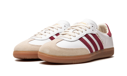 Samba White Sporty & Rich Core Burgundy