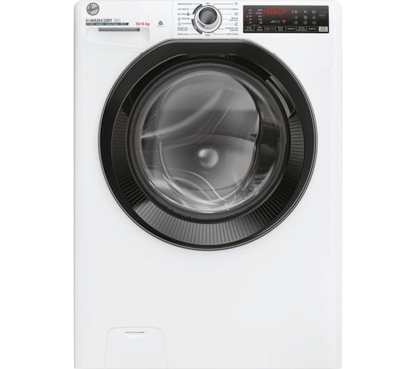 HOOVER H Wash 350 H3DPS41066TAMB80 WiFi-enabled 10 kg Washer Dryer - White