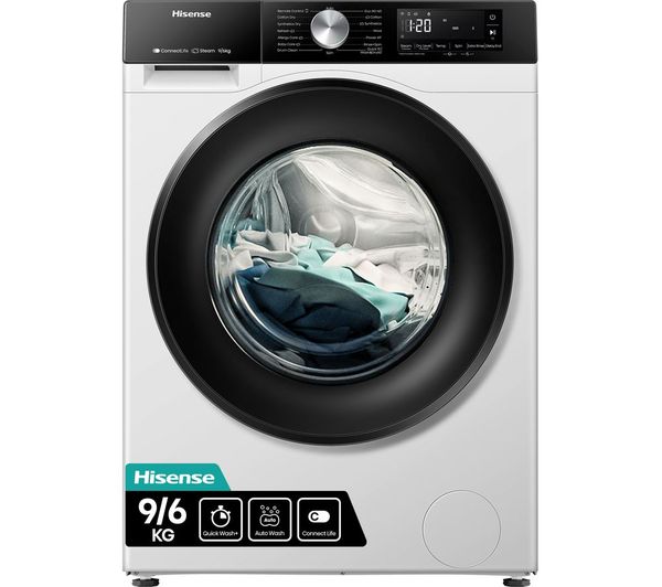 HISENSE 3S Series WD3S9043BW3 WiFi-enabled 9 kg Washer Dryer - White