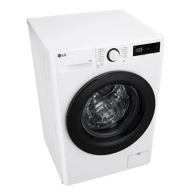 LG F4Y510WBLN1 10kg Steam 1400 Spin Freestanding Front Load Washing Machine White - A Rated