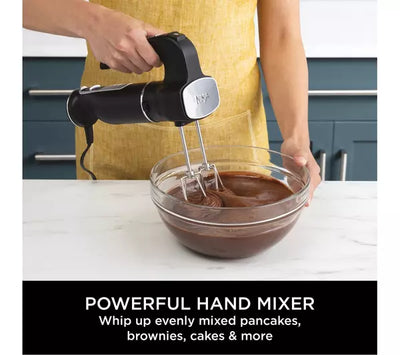 Ninja CI090UK Foodi 2-in-1 Hand Blender & Mixer Black