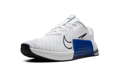 White Metcon 9 Racer Blue