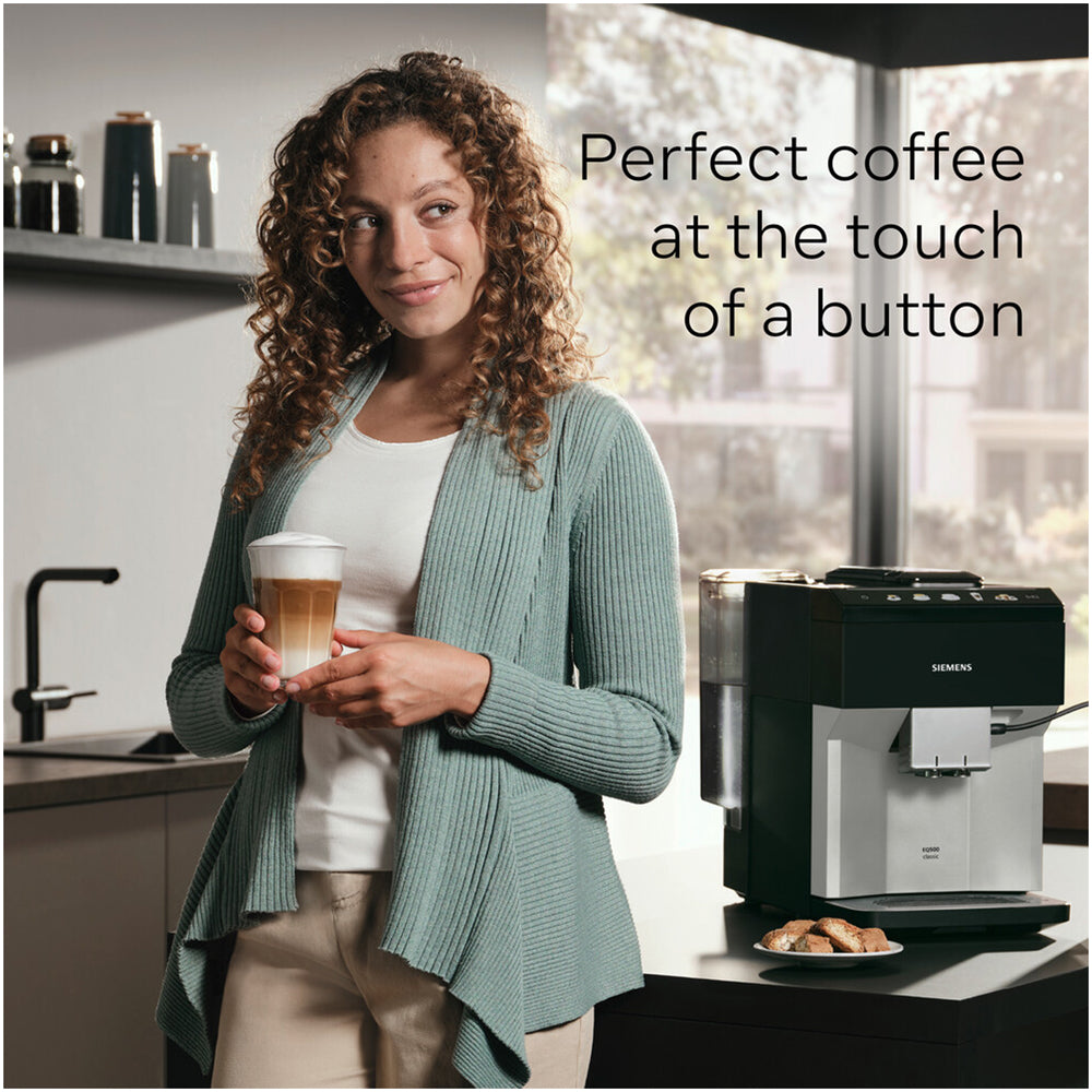 Siemens EQ500 TP515GB1 Bean to Cup Fully Automatic Coffee Machine with Milk Frother & Touch Display - Clearance