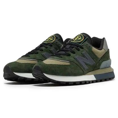 574 Green Stone Island x New Balance Legacy Dark