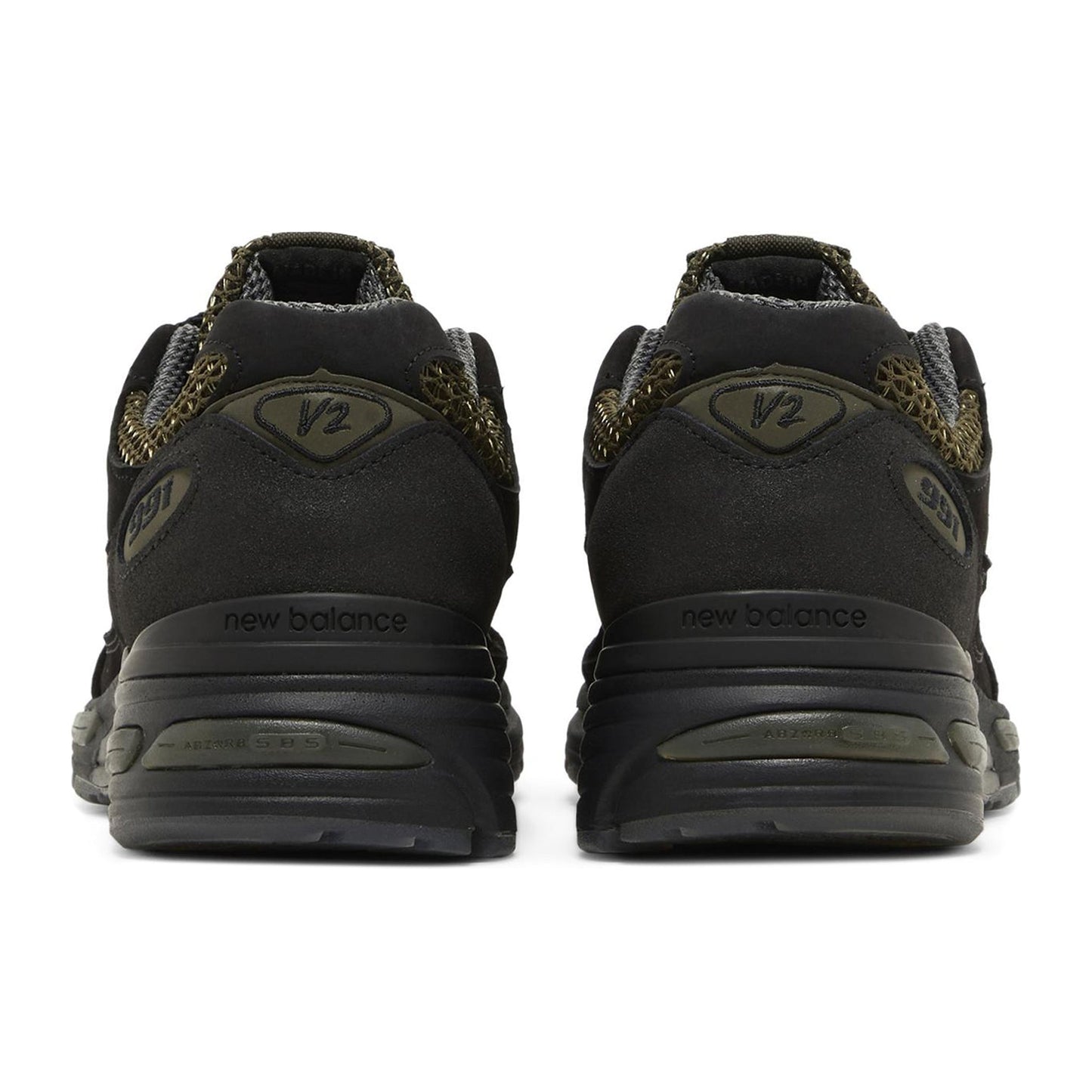 Black Stone Island x New Balance 991v2 MiUK Olive