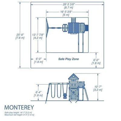 Backyard Discovery Monterey Swing Set