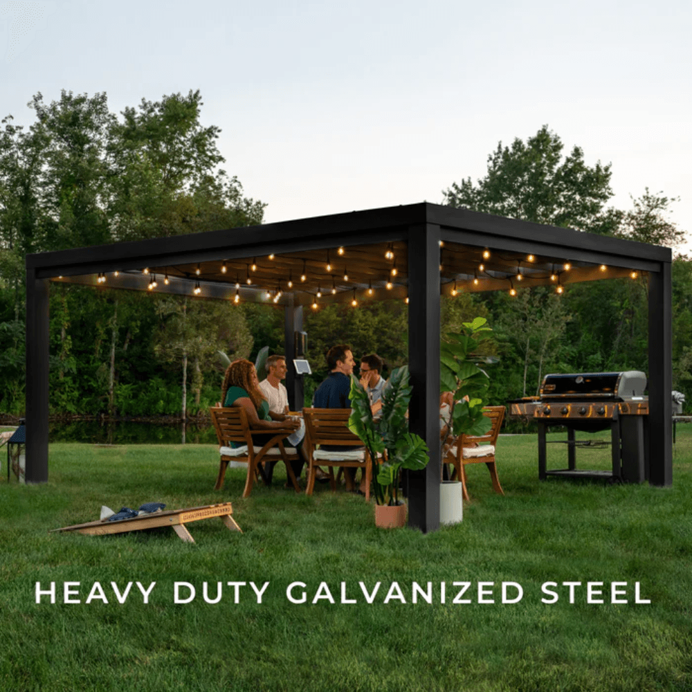 Backyard Discovery Trenton 4.9m x 3.7m Modern Steel Pergola