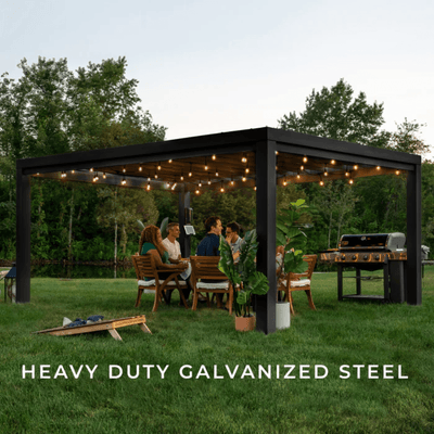 Backyard Discovery Trenton 4.9m x 3.7m Modern Steel Pergola