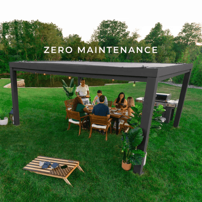 Backyard Discovery Trenton 4.9m x 3.7m Modern Steel Pergola