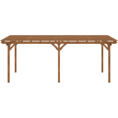 Outsunny 12′ x 20′ DIY Deck Outdoor Wood Pergola