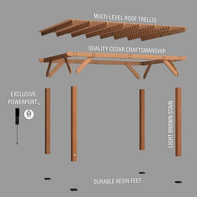 14×10 Delray Pergola