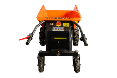 Detail K2 Big Dump 1100 Pound Electric Power Dump Cart