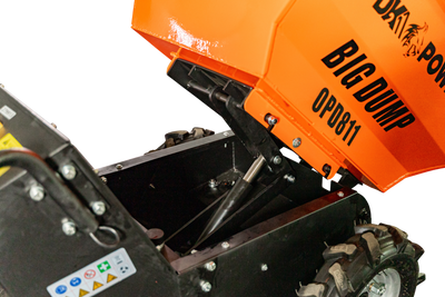 Detail K2 Big Dump 1100 Pound Electric Power Dump Cart