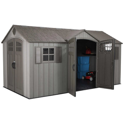 Lifetime 15 Ft X 8 Ft Outdoor Storage Shed – 60318