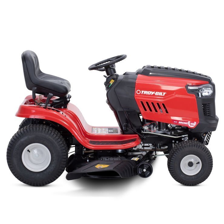 Troy-Bilt Bronco 46″ Gas Riding Lawn Mower with 547cc Engine and AutoDrive Transmission 4.1 stars out of 151 reviews (4.1) |